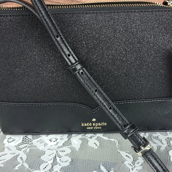 Kate Spade Lola Glitter Crossbody w/Card Holder - Picture 5 of 9
